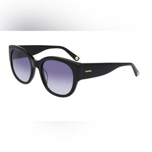 Bebe Women's Sunglasses with Black Frame with gold accents